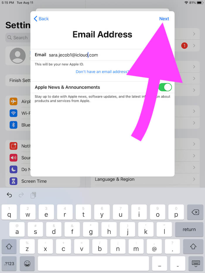 Generate new Apple ID and Verify if it's Available