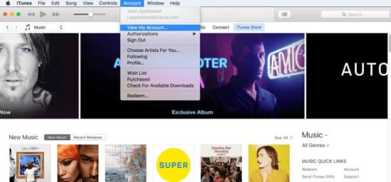 latest Version of iTunes on your Mac
