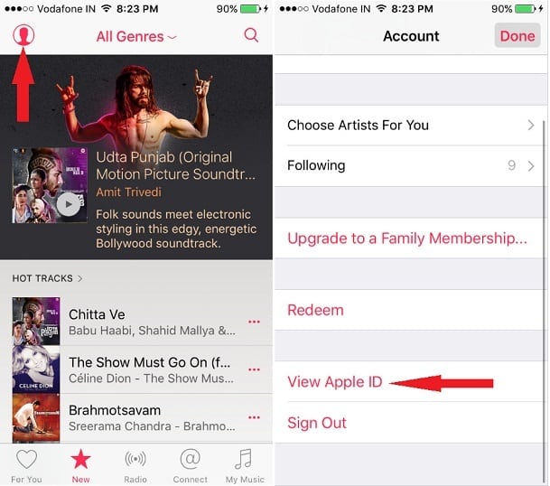 Manage Apple Music Membership Plan