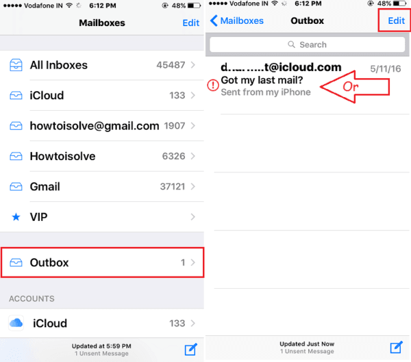 Outbox Mail Stuck and Not Deliver from Mail App iPhone/iPad