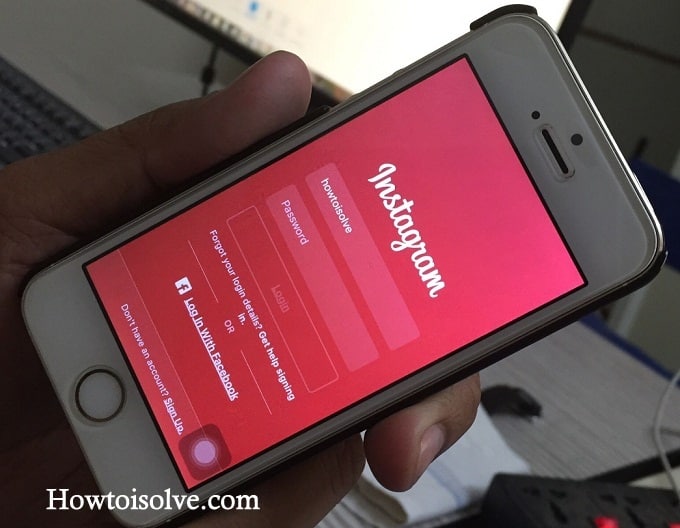 reset forgot instagram password on iPhone, iPad 