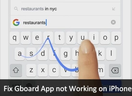 Gboard App not Working on iPhone iOS 9 how to