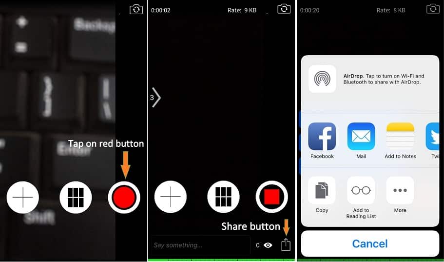 broadcasting YouTube Live Streaming Video on iPhone, Mac