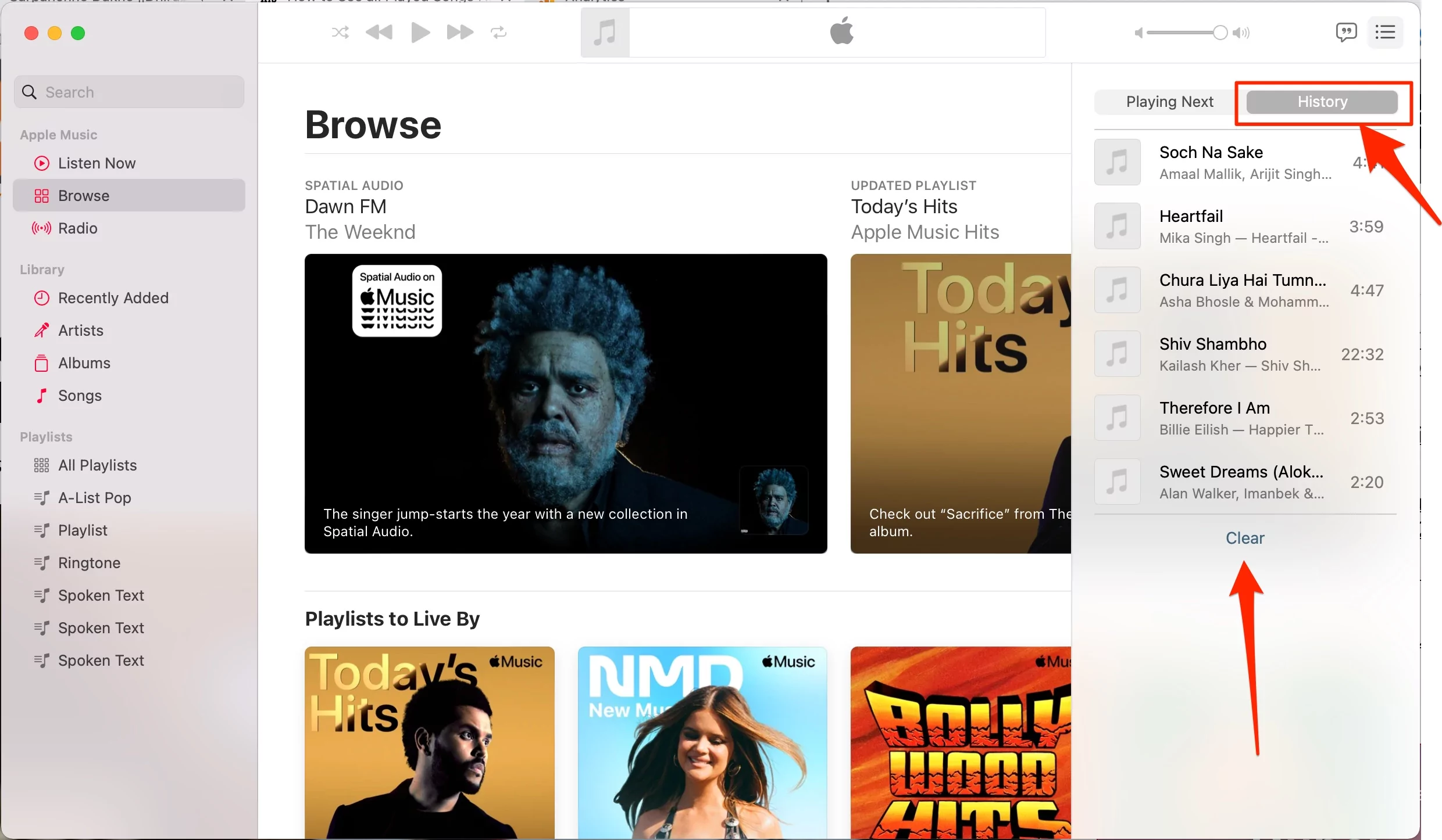view-apple-music-from-played-songs-history-on-mac-and-clear-it