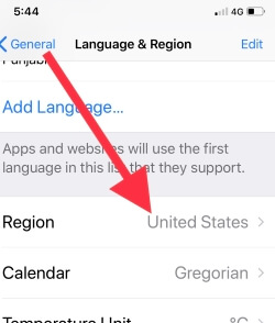 1 Change Region for Get News app on iPhone in iOS (1)