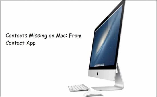 Contact App not working in Mac, MacBook, Air, Pro