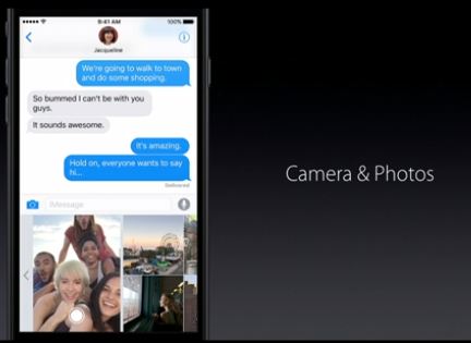 Share Camera and Photos on iMessage