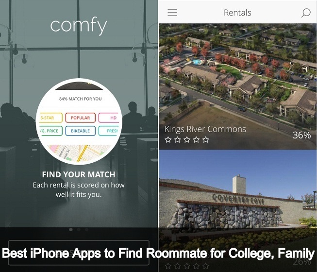 the Best iPhone Apps to Find Roommate for College 2016