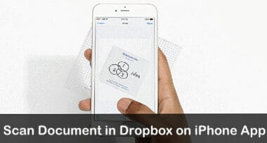 Scan Dropbox Qr Code How to Scan Documents Using Dropbox App on iPhone
