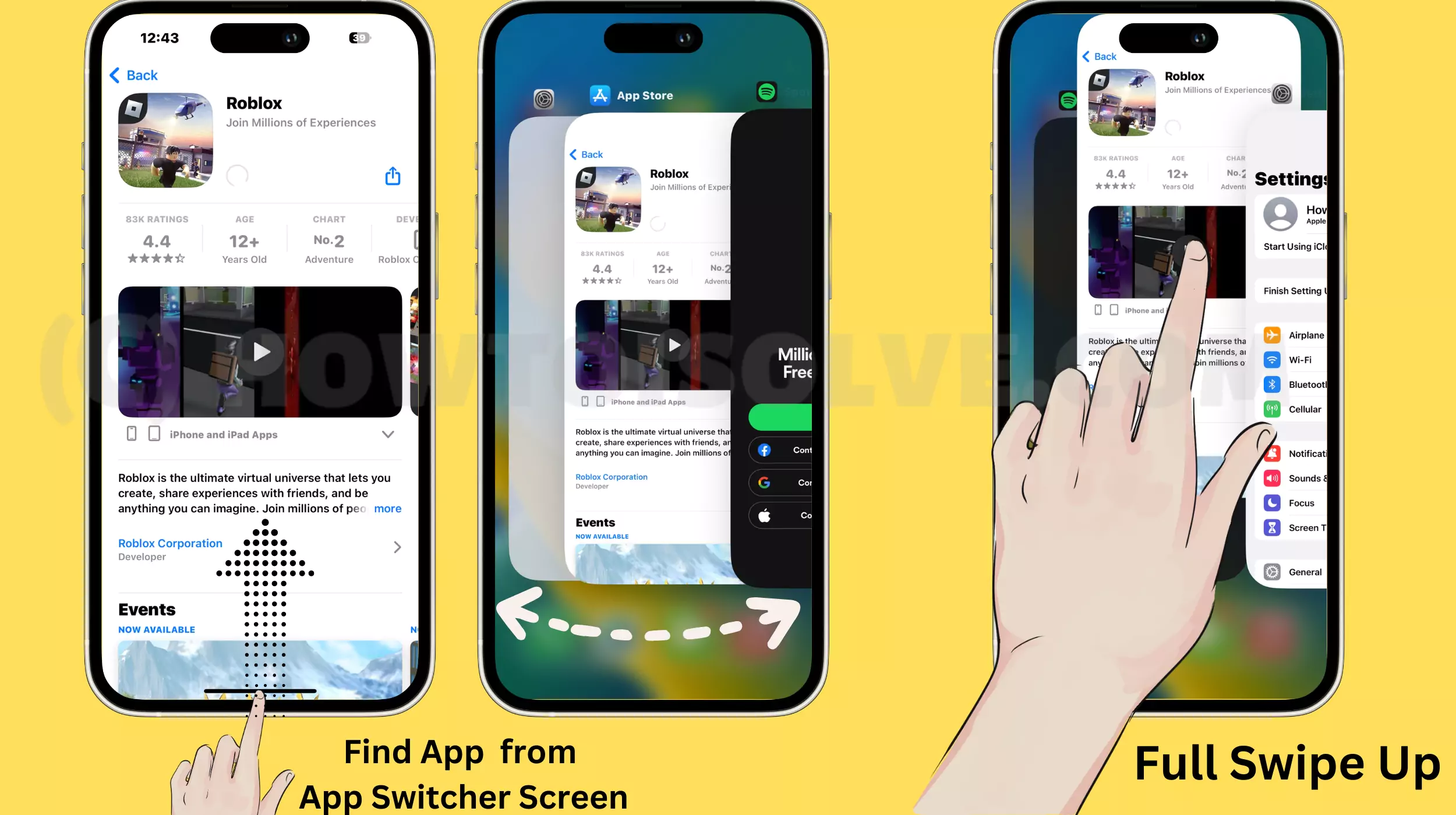force-close-app-from-iphone in 3 steps