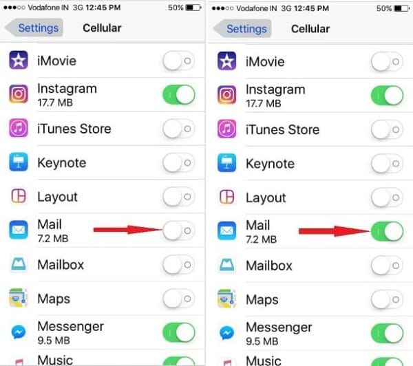 Mail App for iPhone Not Working without WiFi in iOS 18/17.6.1 Here's Fix