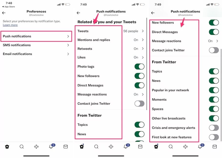 turn-on-or-turn-off-push-notifications-for-twitter-iphone-app