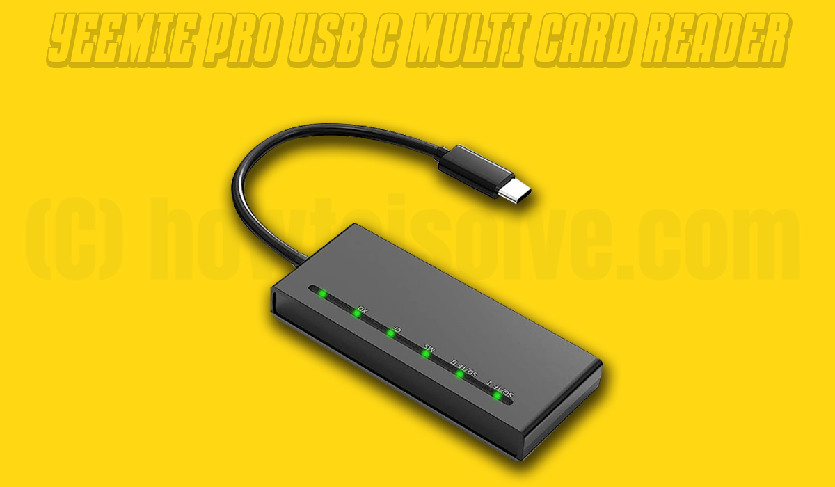  USB C Multi Card Reader