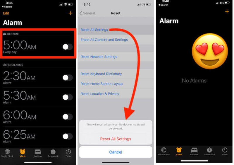 How to Delete & Setup Bedtime Alarm on iPhone, iPad Clock App