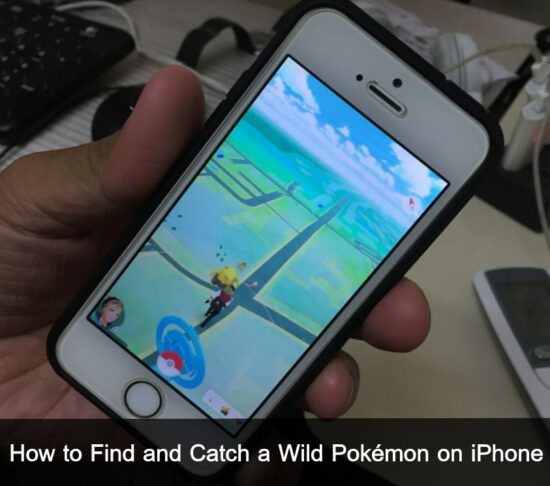 Catch Wild Pokémon on iPhone