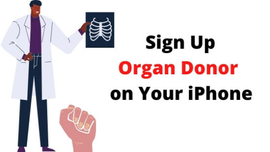 Sign Up Organ Donor on Your iPhone