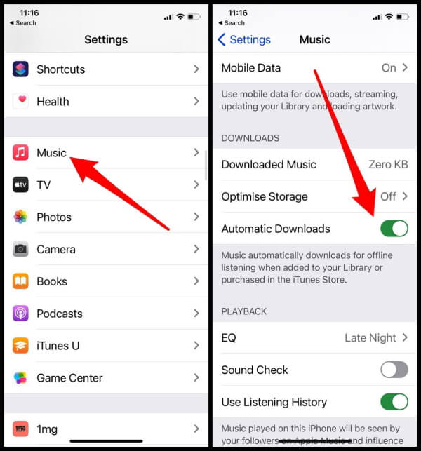 How to download music from  to iPhone?