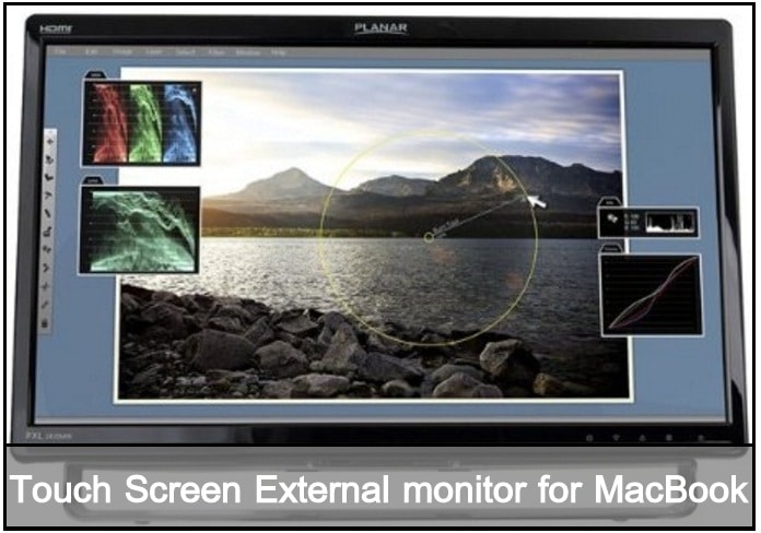 Touch Screen external Monitor for macbook
