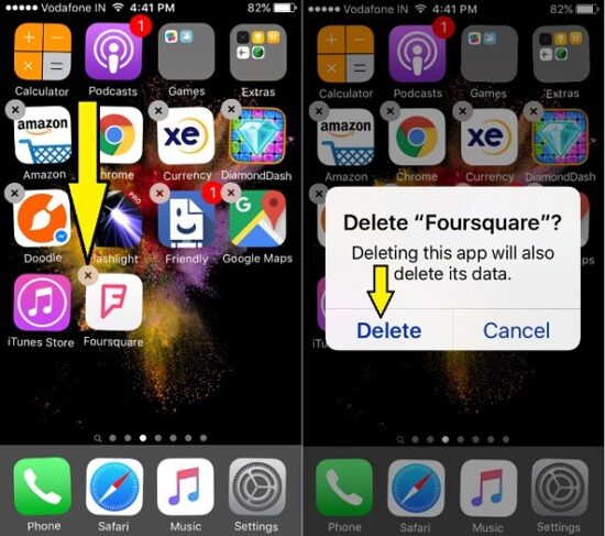 way to Delete App in IOS 10 iPhone, iPad, iPod touch