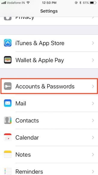 1 Account & Settings on iPhone and iPad