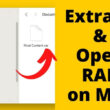 Extract & Open RAR on Mac & macbook