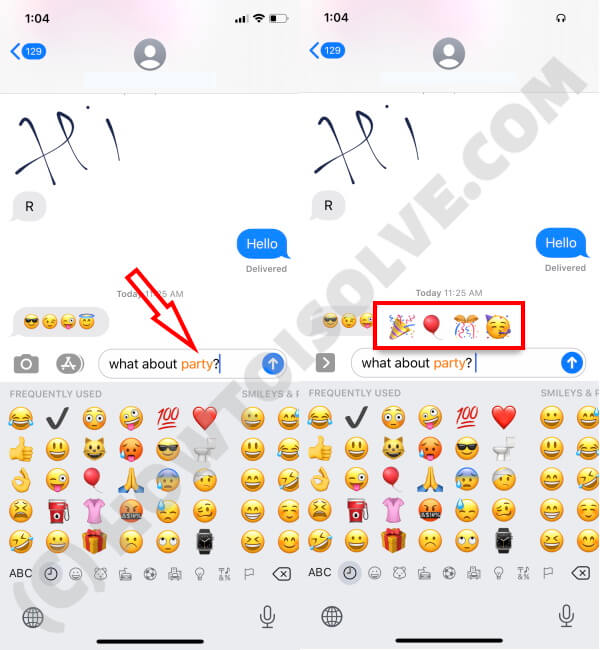 Use Predictive Emojis on iPhone,iPad