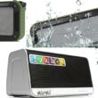 aLLreLi Bluetooth Speaker for iOS device with Waterproof play