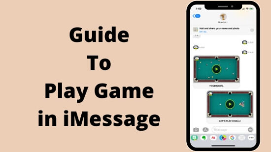 Guide To Play Game in iMessage