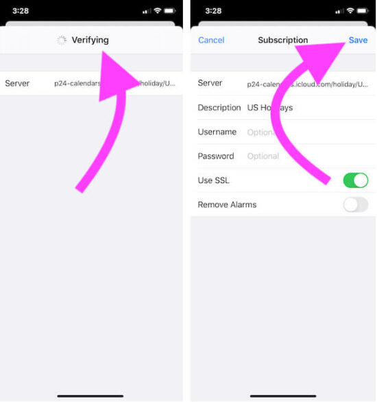 How To Subscribe Remove UK US Holidays On IPhone IPad Calendar