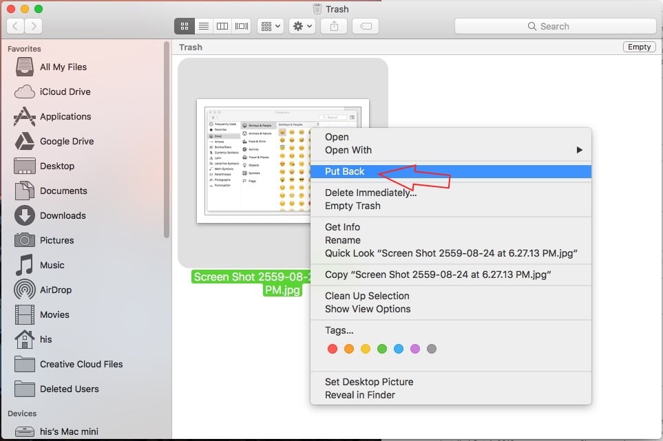 How To Recover Deleted Files From Emptied Trash Bin On Mac - Easeus