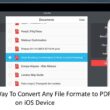 3 Convert Any File Formate to PDF on iPhone and iPad with iOS 10