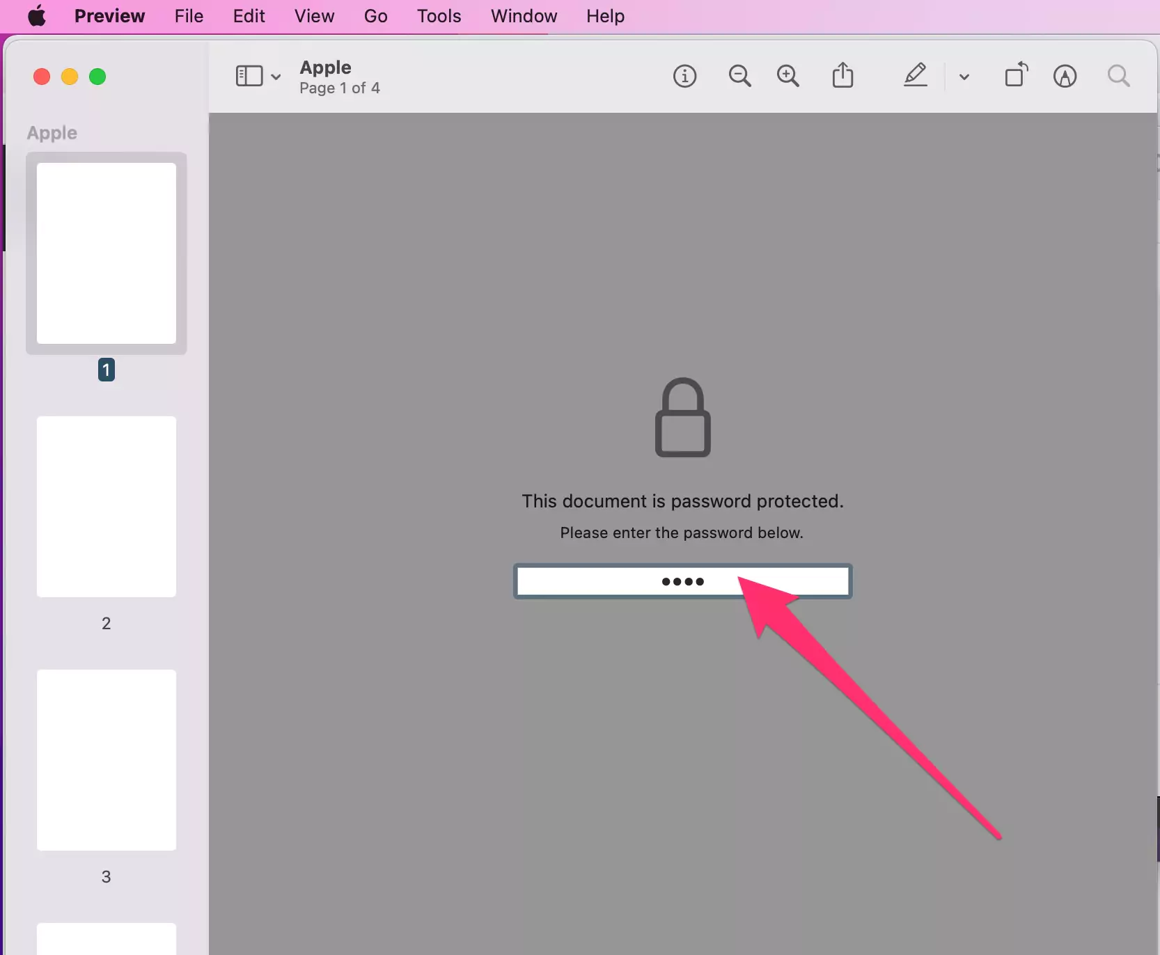 enter-password-and-hit-return-to-open-on-mac-preview-app
