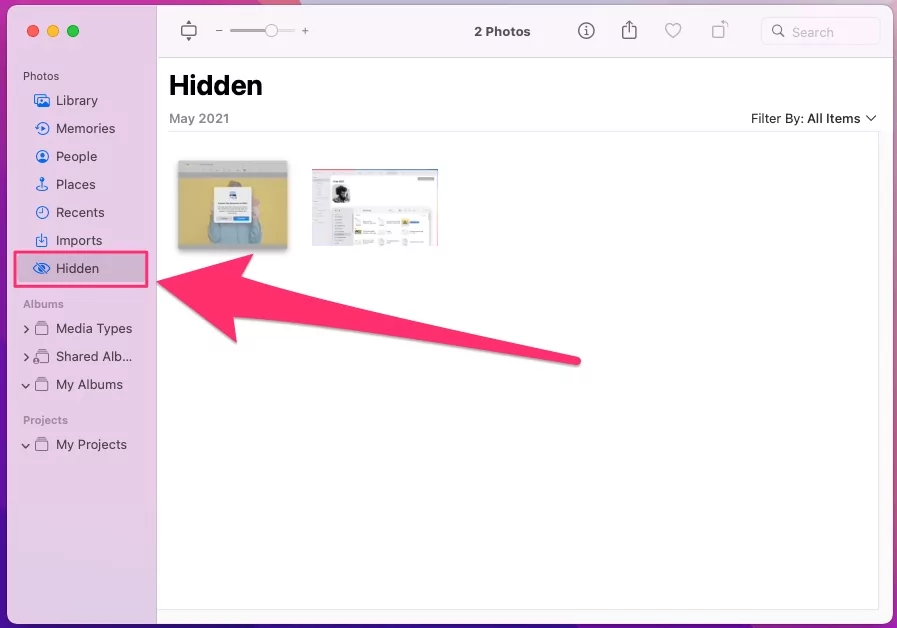 view-hidden-album-on-mac-photos-app