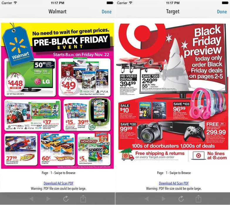 1 TGI Black Friday 2016 iOS apps deals finder for iPhone and iPad