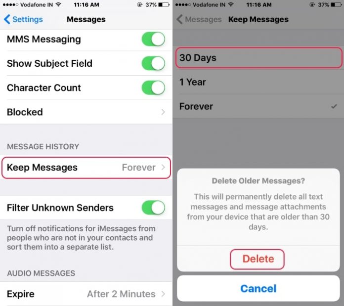 iOS 14 How to Permanently Delete iMessages on iPhone and iPad