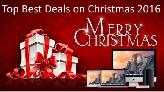 Christmas Deals 2016 on iPhone, iPad, Macbook, iMac