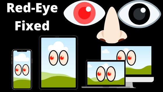 How to Fix Red-Eye Problem on iPhone, iPad, MacBook, Mac