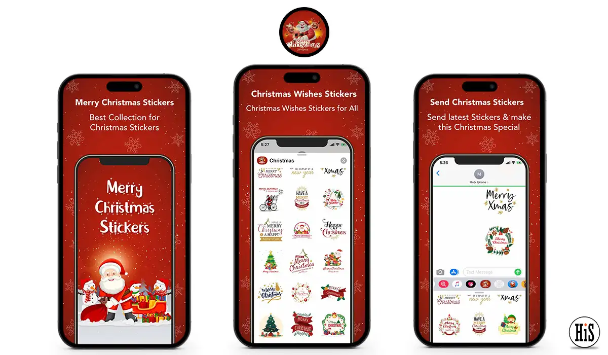 iMessage App for Christmas Stickers!