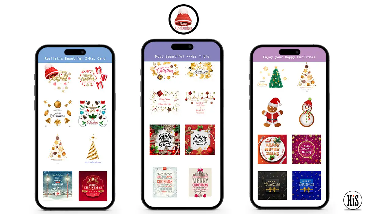 iMessage App for Realistic Christmas Stickers