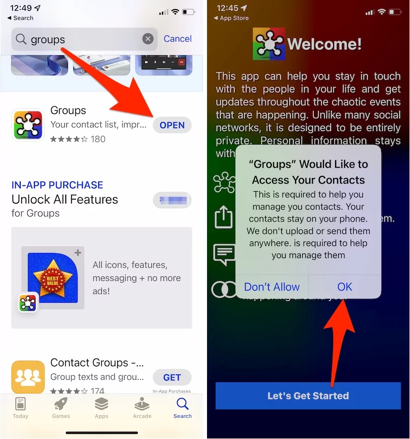 install-groups-app-and-access-your-phone-contacts