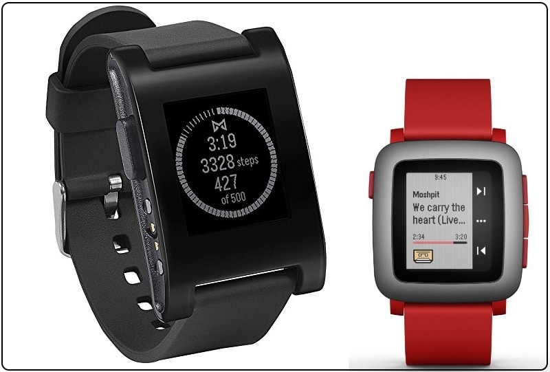 1 Pebble Smartwatch for iPhone and iPad compatible in Best Apple Watch alternatives 2017