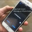 1 Stop Flash Message screen on iPhone and iPad