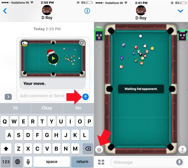 2 Sent your turn to recipents in iMessage on iPhone and iPad
