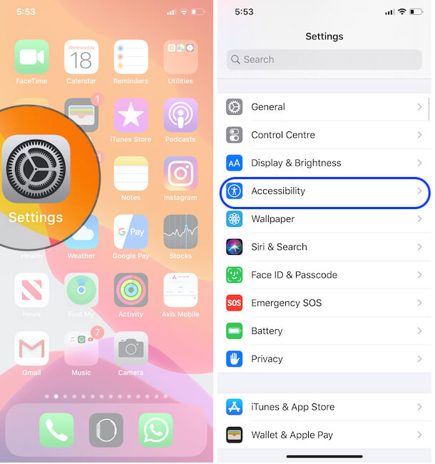 turn off microphone ios 14