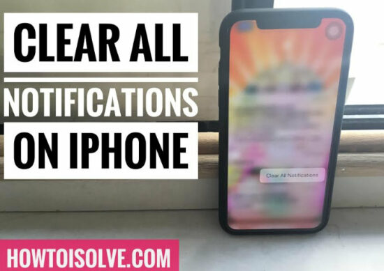 Clear All Notifications on iPhone XS Max, XS, XR, X, 8 Plus, 7 Plus, 6S Plus Using 3D Touch