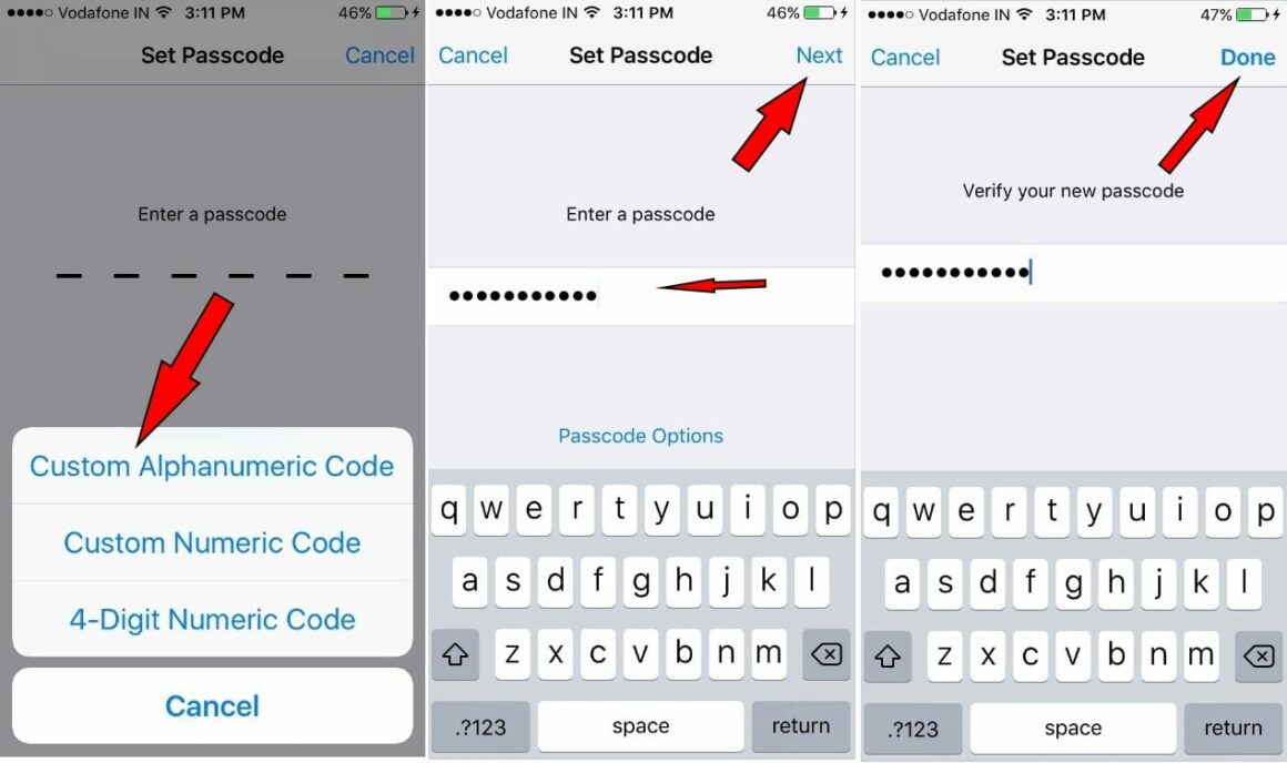How to Create Alphanumeric Passcode on iPhone, iPad