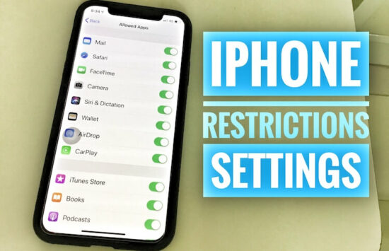 iOS 12 iPhone Restrictions settings