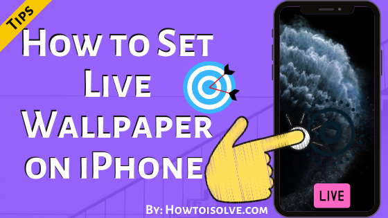 Ios 13 How To Set Live Wallpaper On Iphone 11 Pro Max Xs Max X Ios 13 How To Set Live Wallpaper On Iphone 11 Pro Max Xs Max X