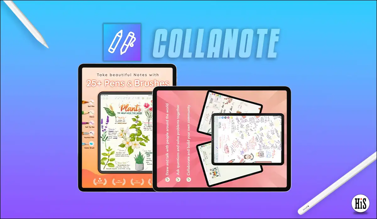 CollaNote Note Taking App for Apple Pencil and iPad Pro