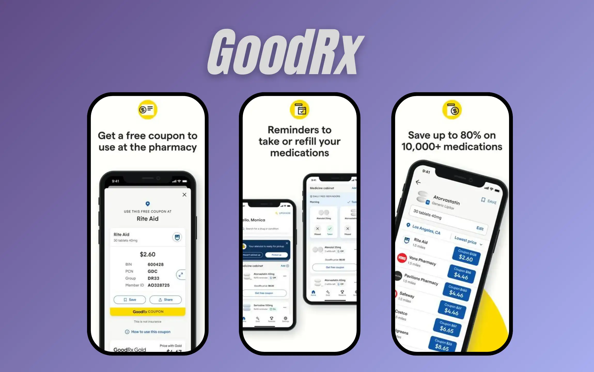 GoodRx Coupon App for iPhone and iPad